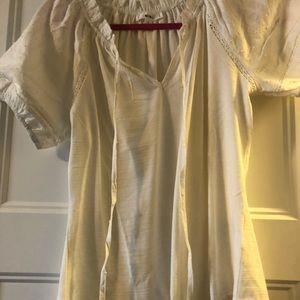 Womens blouse; never worn; tight fitting; true medium